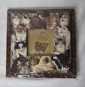​Kitty City 3x3 Photo Frame Revelations Cats Kittens Collage Art NIP CUTE!